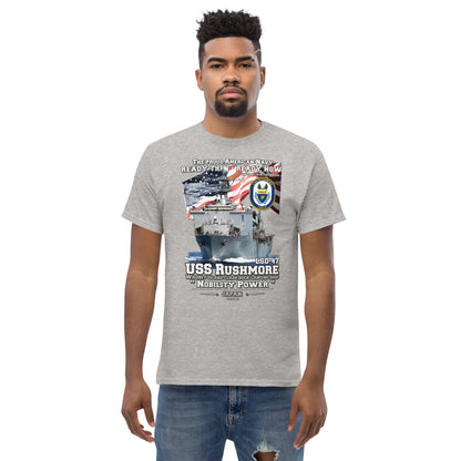 USS RUSHMORE LSD-47 t-shirt, US Navy Dock Landing Ship T-shirt, USS RUSHMORE T-shirt,comancha,us navy t-shirt,