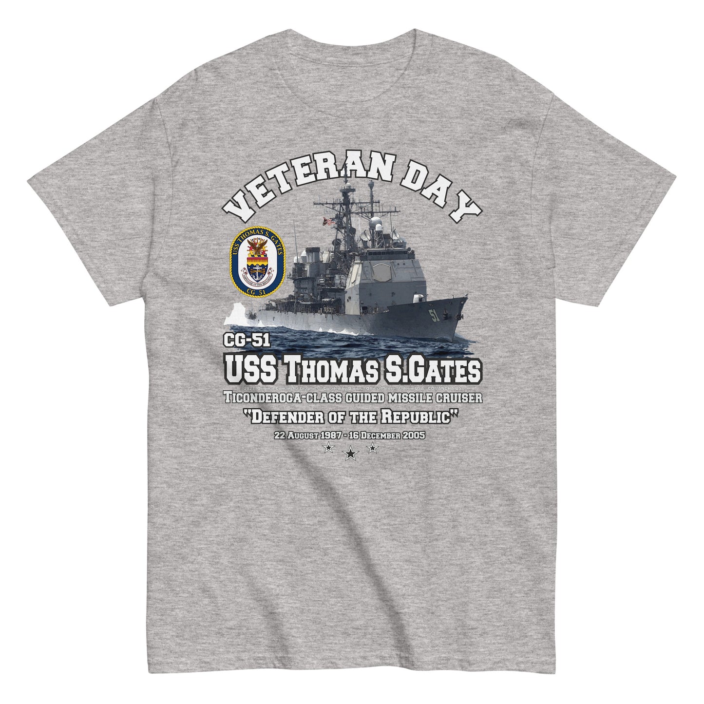 USS THOMAS GATES CG-51 t-shirt, US Navy veterans t-shirt, US Navy Cruiser Veterans T-shirt, USS THOMAS GATES T-shirt,comancha,