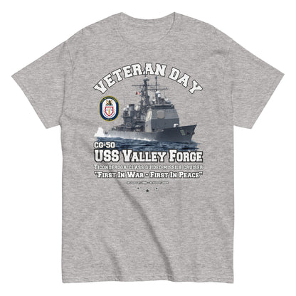 USS VALLEY FORGE CG-50 tee, US Navy Veterans Tee,Comancha, US Navy Cruiser Veterans T-shirt, USS VALLEY FORGE T-shirt,