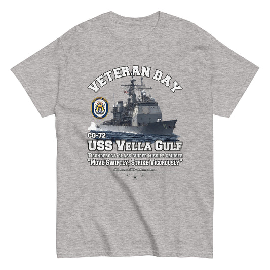 USS VELLA GULF tee, Navy Tees, US Navy Veterans Tee, US Navy Cruiser Veterans T-shirt, USS VELLA GULF CG-72 T-shirt,comancha graphics, tees,