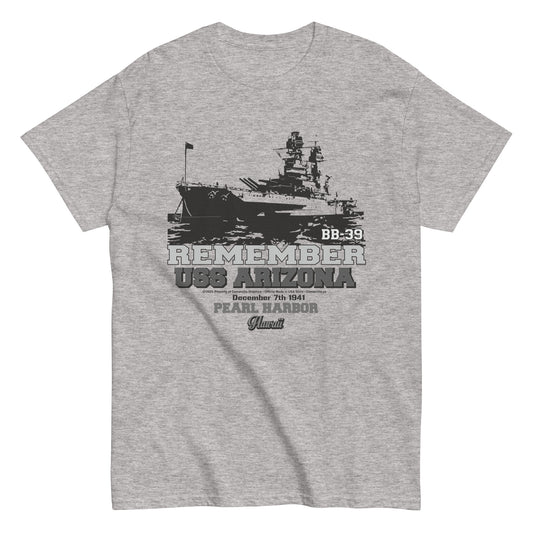 USS ARIZONA Pearl Harbor tee, Pear harbor Arizona Tee, USS ARIZONA BB-39 Battleship Tee, USS ARIZONA BB-39 Tee,comancha tees,