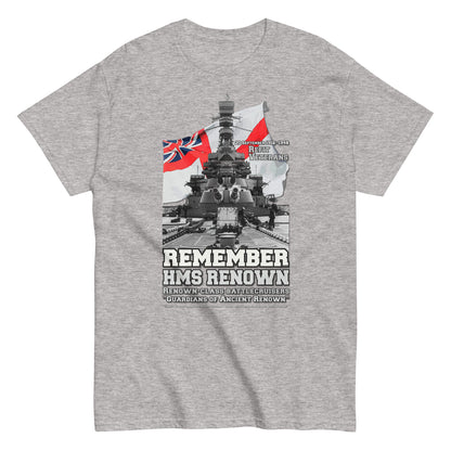 HMS RENOWN t-shirt, HMS RENOWN Cruiser tee, HMS RENOWN veterans tee,HMS RENOWN Royal Navy Battlecruiser T-Shirt, HMS RENOWN Royal Navy T-Shirt, comancha Online shop,