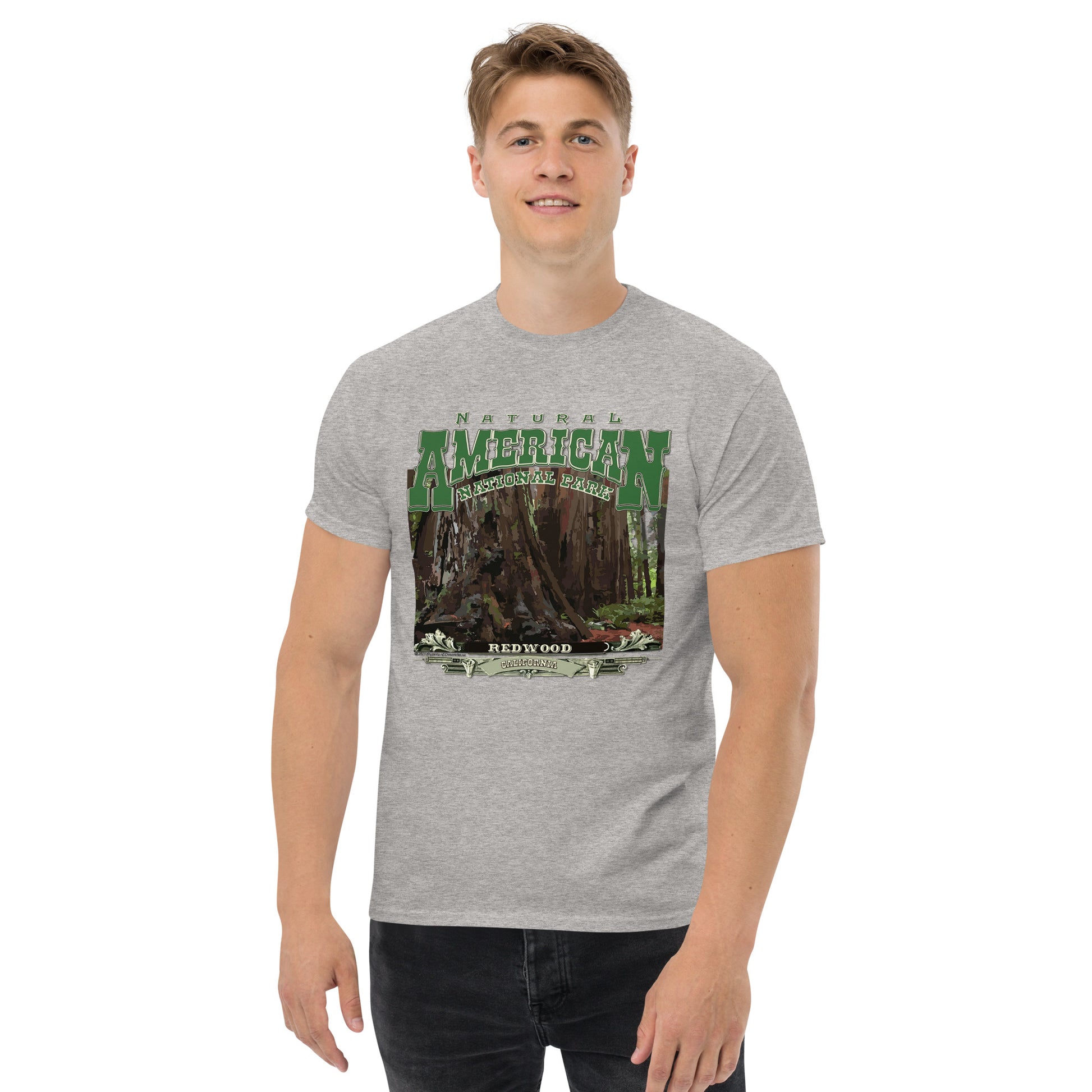 Redwood National Park t-shirt, Comancha Graphics,Redwood t-shirt, Comancha Graphics tee,