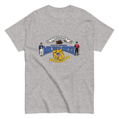 Milwaukee wisconsin t-shirt,Milwaukee tee, Wisconsin State T-Shirt, Comancha Graphics,