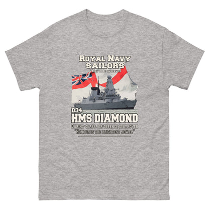 HMS Diamond D34 Destroyer T-shirt,