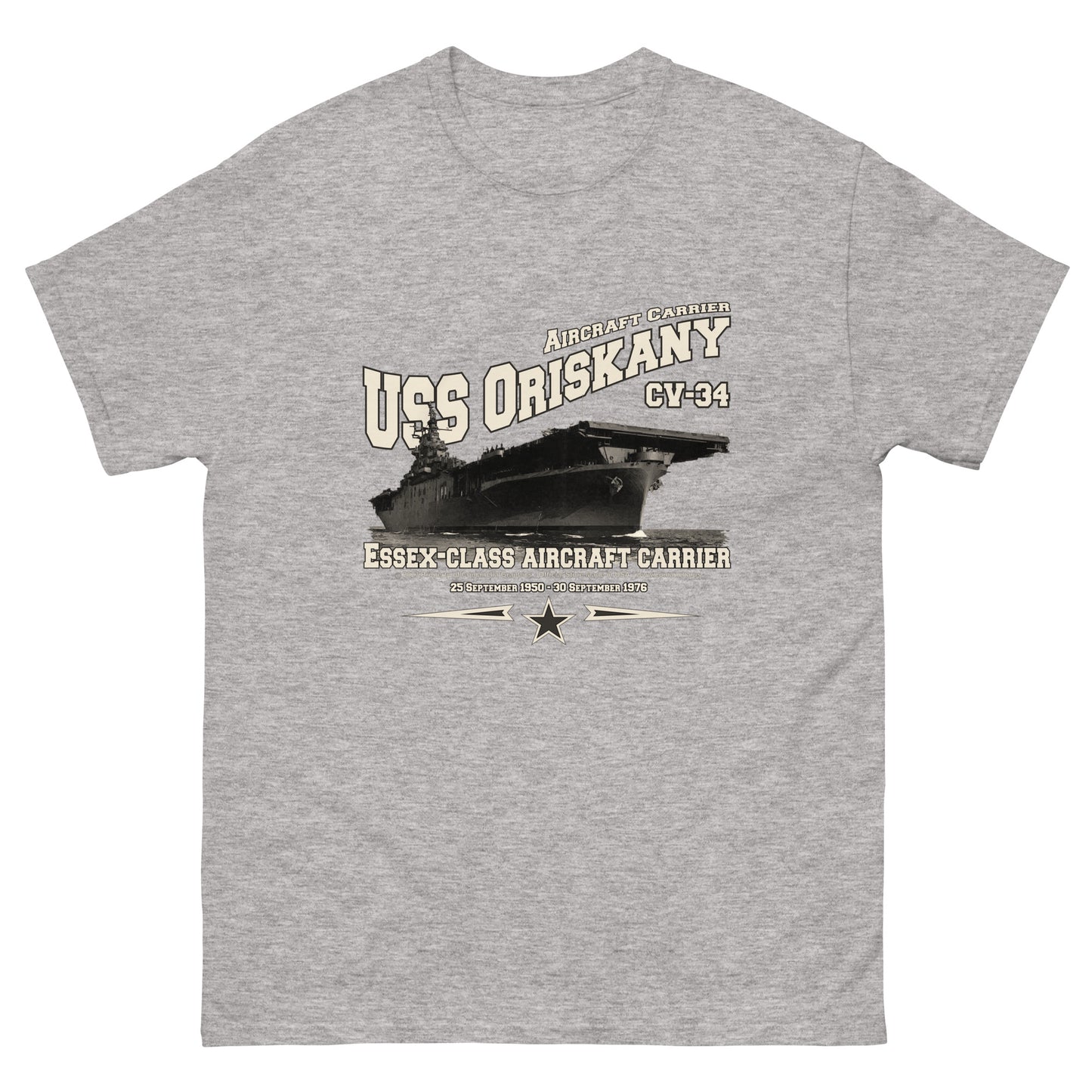 USS ORISKANY t-shirt, US Navy tee,USS ORISKANY CV-34 tee,aircraft carrier veterans T-shirt, Property Comancha Graphics,