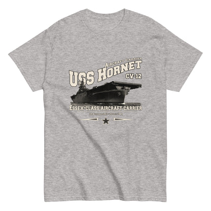 USS HORNET CV-12 aircraft carrier veterans T-shirt
