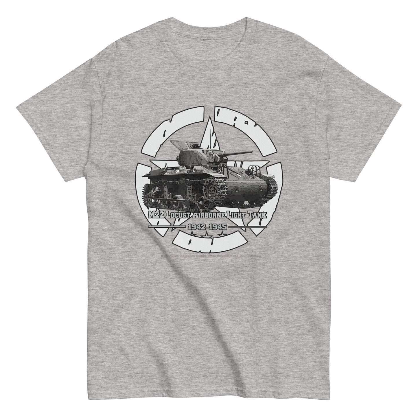 US M22 Locust Airbone Tank tee,M22 Locust Tank t-shirt,us army t-shirt,comancha,