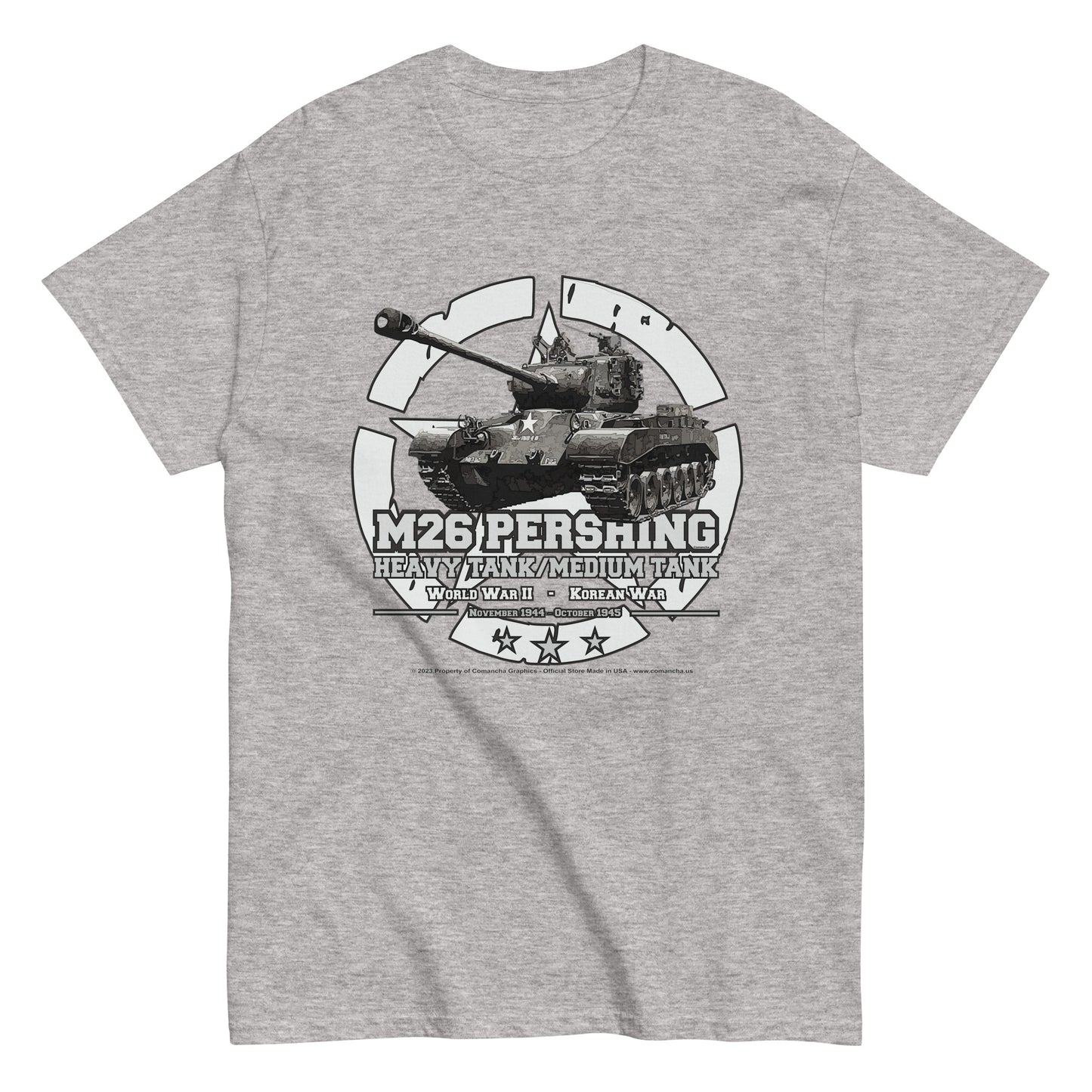 M26 Pershing Medium Tank tee,M26 pershing t-shirt,Pershing t-shirt,US tanks t-shirt,us army t-shirt,comancha,