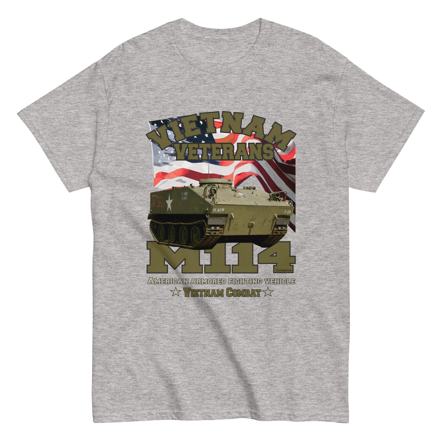 M114 veterans t-shirt,Vietnam veterans tee,comancha,M114 Armored Fighting Vehicle Veterans t-shirt,