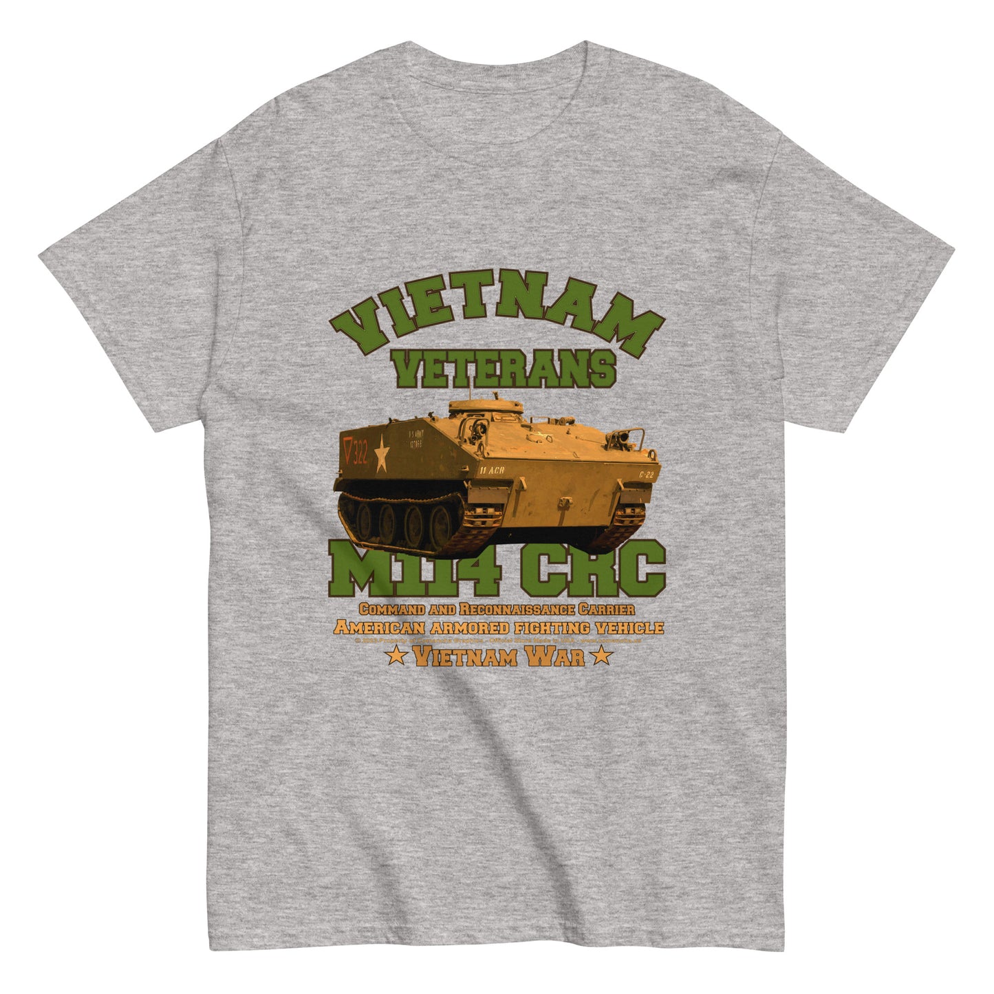 M114 Vietnam Combat Veterans T-shirt, vietnam veterans t-shirt,comancha,