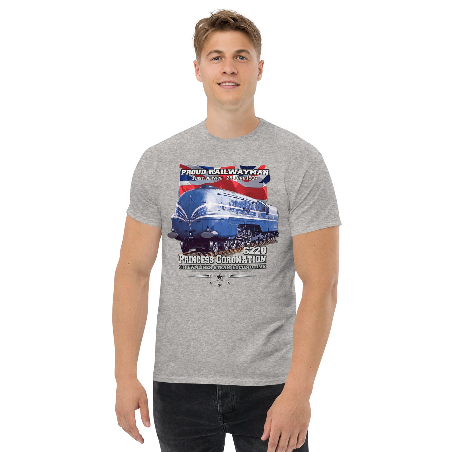 6220 Streamliner t-shirt, Steam Locomotive T-shirt,