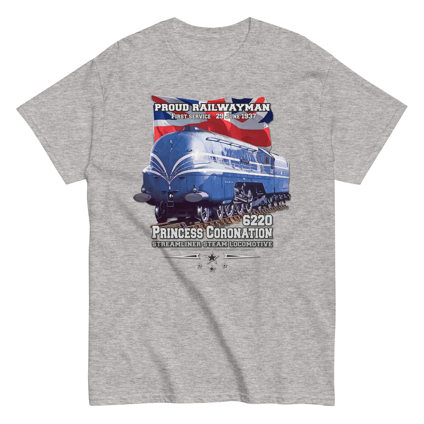 6220 Streamliner Steam Locomotive T-shirt