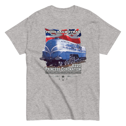 6220 Streamliner Steam Locomotive T-shirt