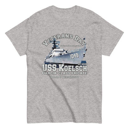 USS KOELACH tee,FF-1049 tee, uss Frigate Veterans T-shirt,USS KOELACH t-shirt, FF-1049 Frigate Veterans T-shirt,