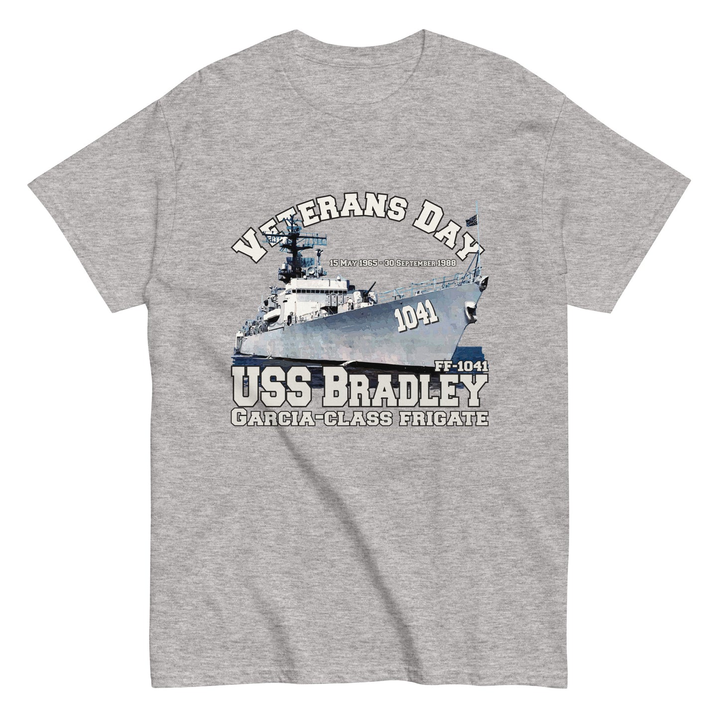 USS Bradley FF-1041 Frigate T-shirt