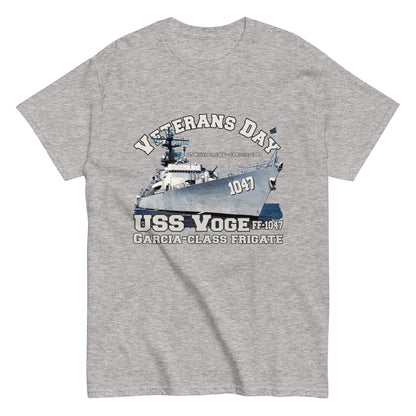 USS VOGE FF-1047 Frigate T-shirt