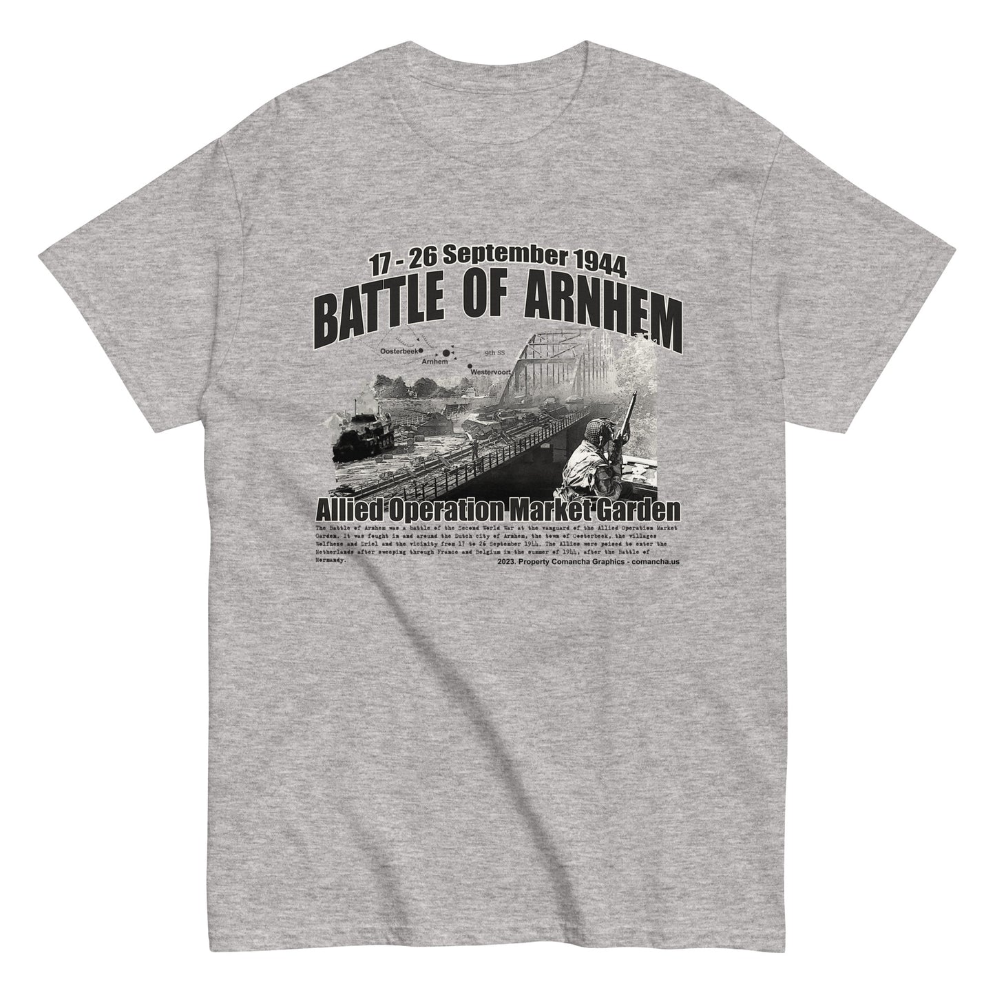 Battle of Arnhem T-shirt, Market garden T-shirt, Comancha Store,