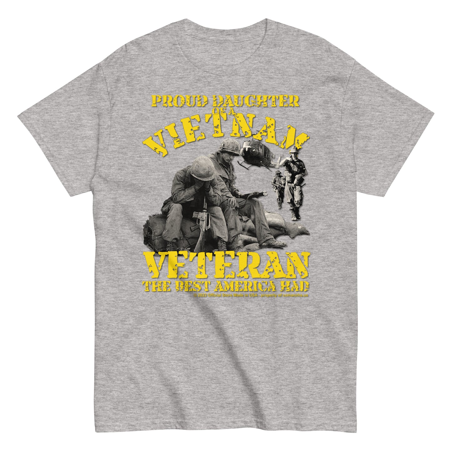 Proud Daughter of a Vietnam Veteran T-shirt, Vietnam veterans t-shirt, Vietnam war tee, us army veterans tee,Armay veterans t-shirt,comancha graphics,