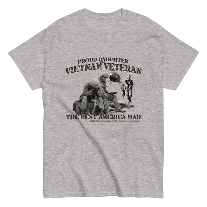 Proud Daughter - Vietnam Veteran T-shirt, Vietnam veterans t-shirt,us army veterans t-shirt,veterans day tee,vietnam combat tee,comancha t-shirts store,