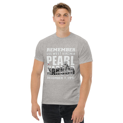 REMEMBER PEARL HARBOR USS WEST VIRGINIA T-shirt