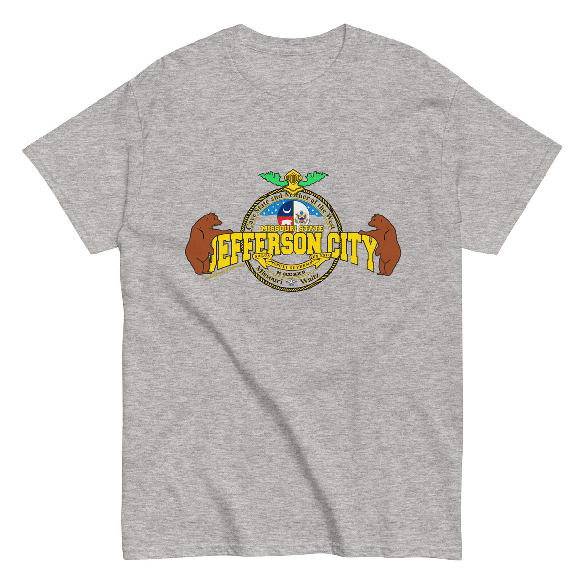 Jefferson City tee, Missouri State T-shirt, Comancha tee,