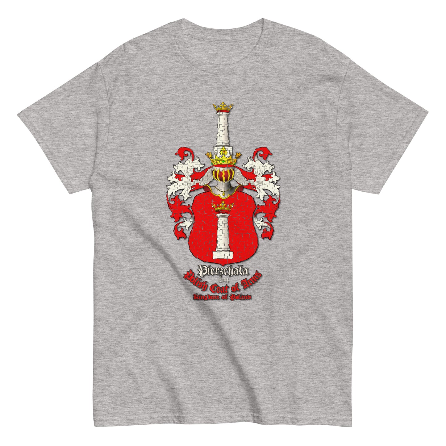 Pierzchala Herb koszulka, herb Rodowy Koszulka, Pierzchala coats of arms t-shirt, Comancha Graphics,