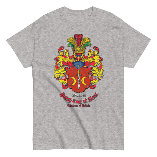 Ostoja Herb Koszulka, Herb Rodowy Koszulka, Ostoja Coat of Arms tee, Comancha Graphics,