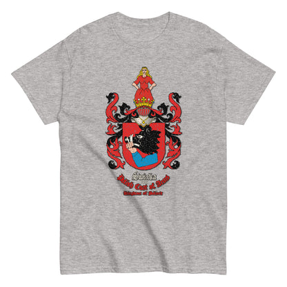 Swinka Herb Koszulka, Herb Rodowy Koszulka, Swinka Coats of Arms tee, Comancha Graphics,