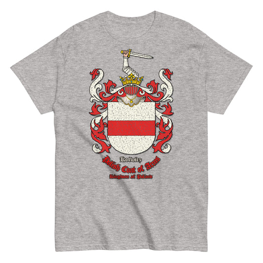 Kotwicz Herb Koszulka, Herb Rodowy Koszulka, Kotwicz Coat of Arms tee, Comancha Graphics,