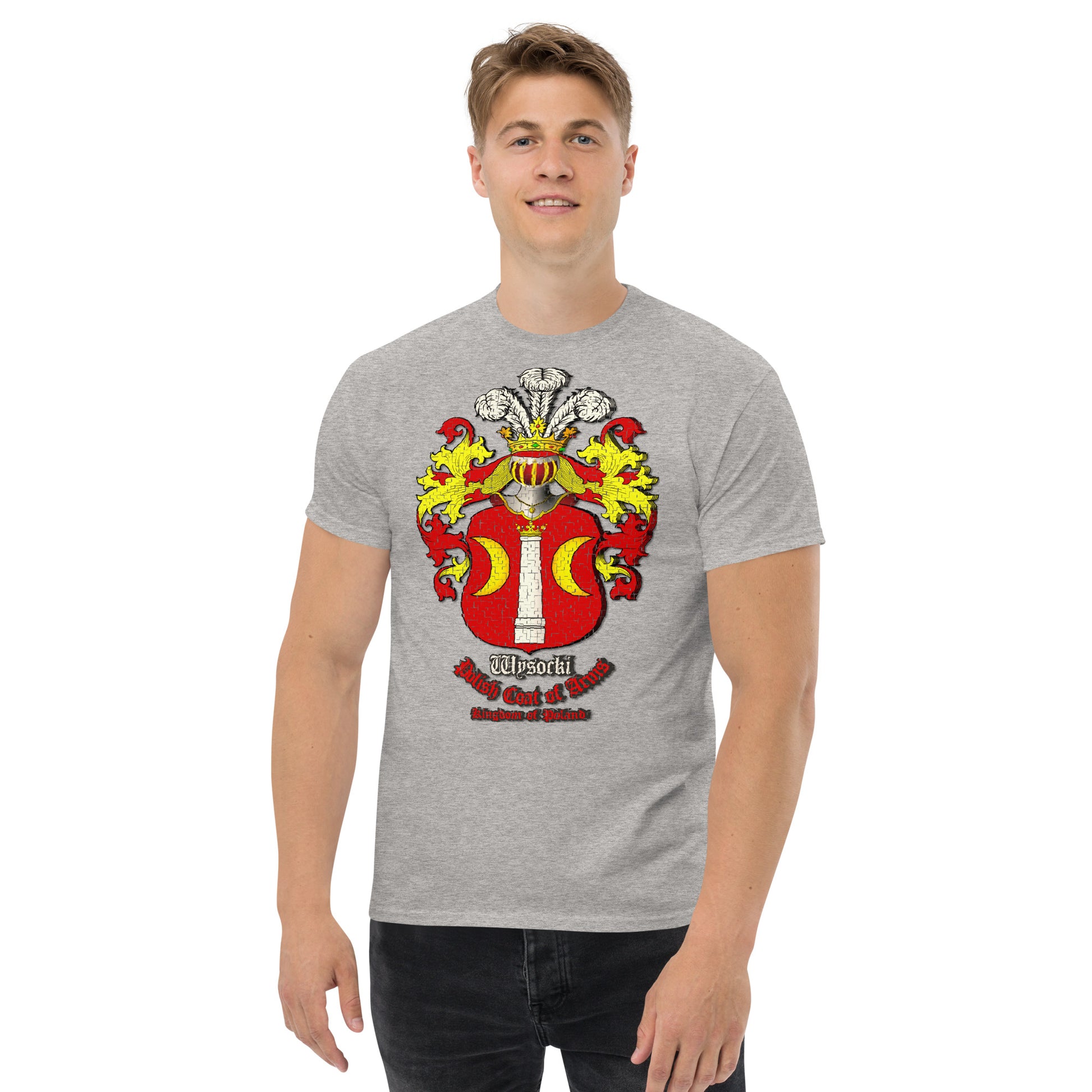 Wysocki Herb Koszulka, Herb Rodowy Koszulka, Wysocki Coat of Arms Tee, Comancha Graphics T-shirt,