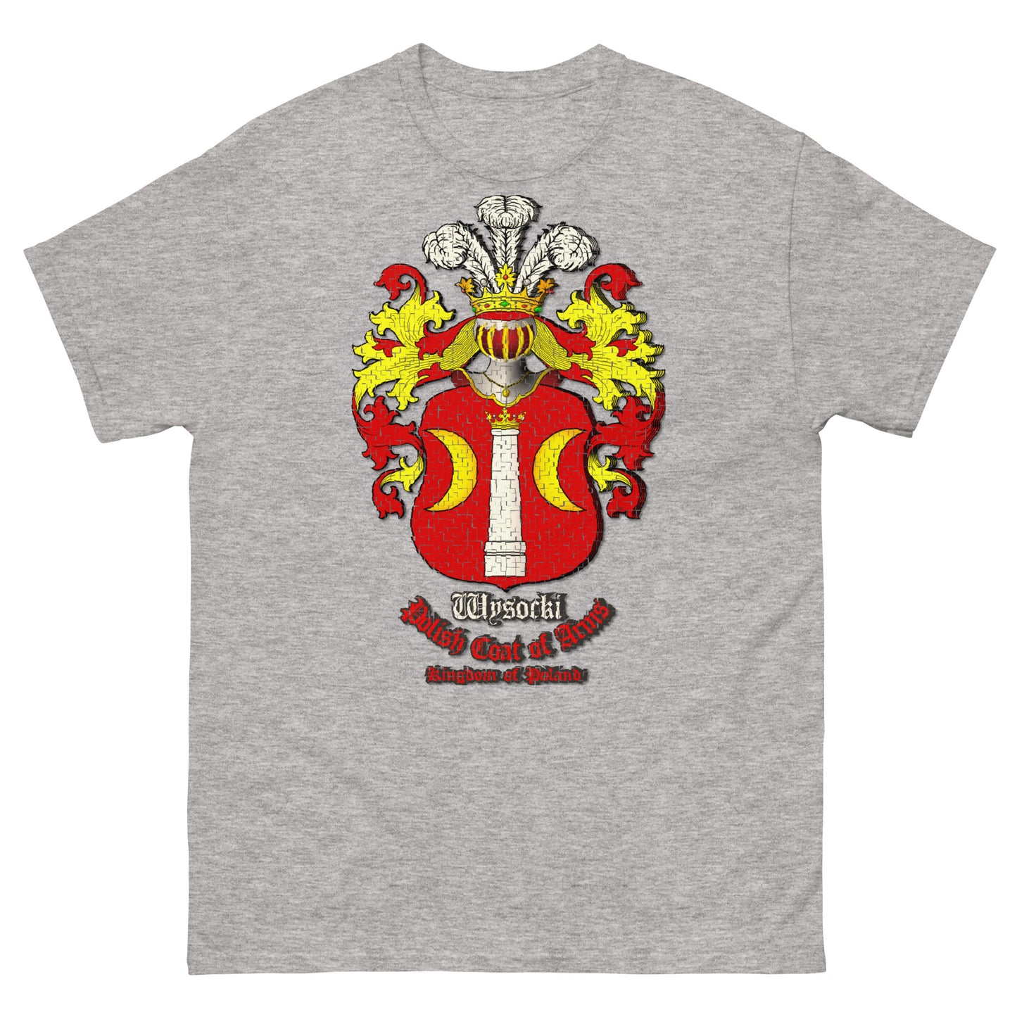 Wysocki Herb Koszulka, Herb Rodowy Koszulka, Wysocki Coat of Arms Tee, Comancha Graphics T-shirt,