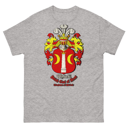 Wysocki Herb Koszulka, Herb Rodowy Koszulka, Wysocki Coat of Arms Tee, Comancha Graphics T-shirt,