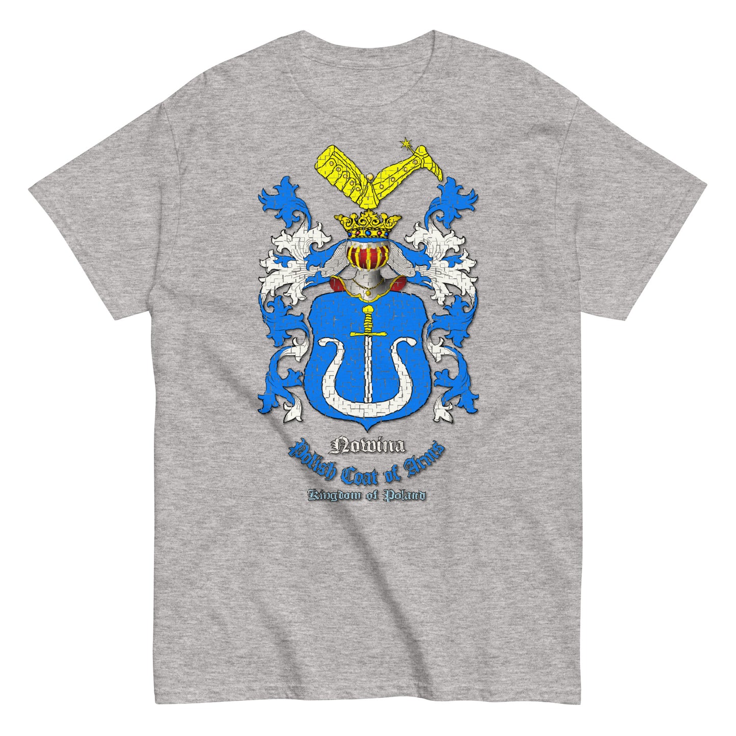 Nowina Herb Koszulka, Herb Rodowy Koszulka, Nowina Coats of Arms Tee, Comancha Graphics tee,