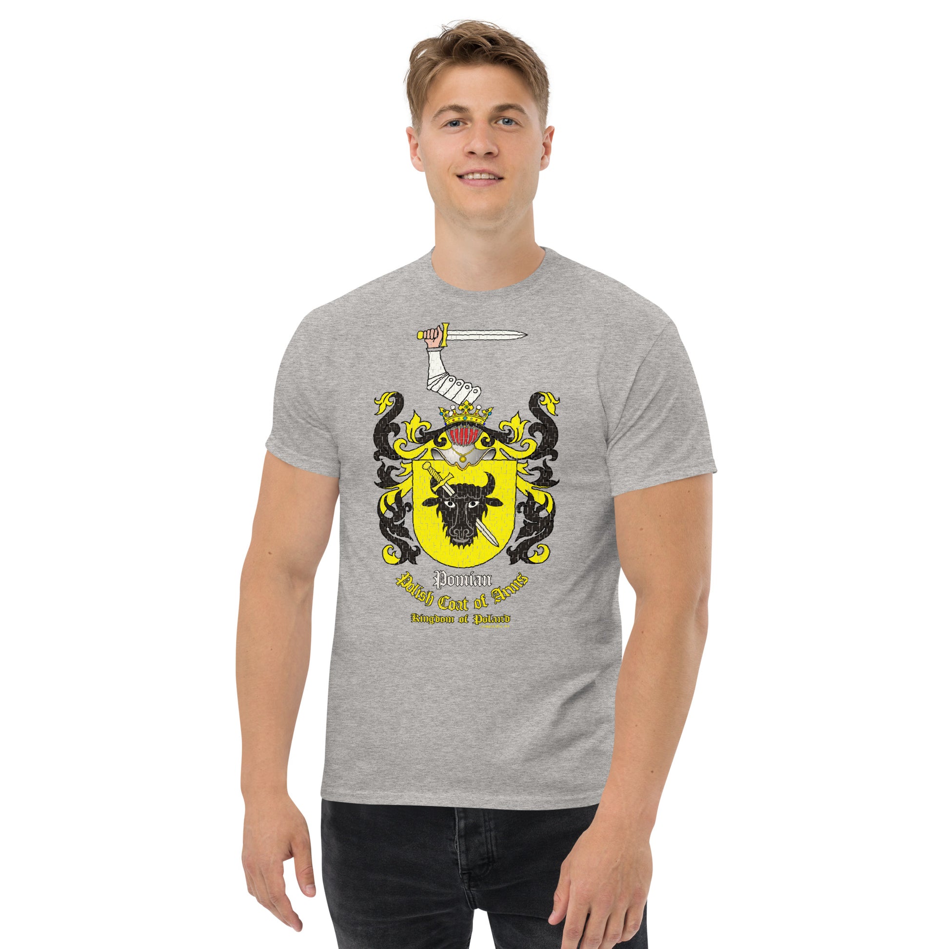 Pomian Herb Koszulka, Herb Rodowy Koszulka, Pomian Coats of Arms Tee, Comancha Graphics tee,