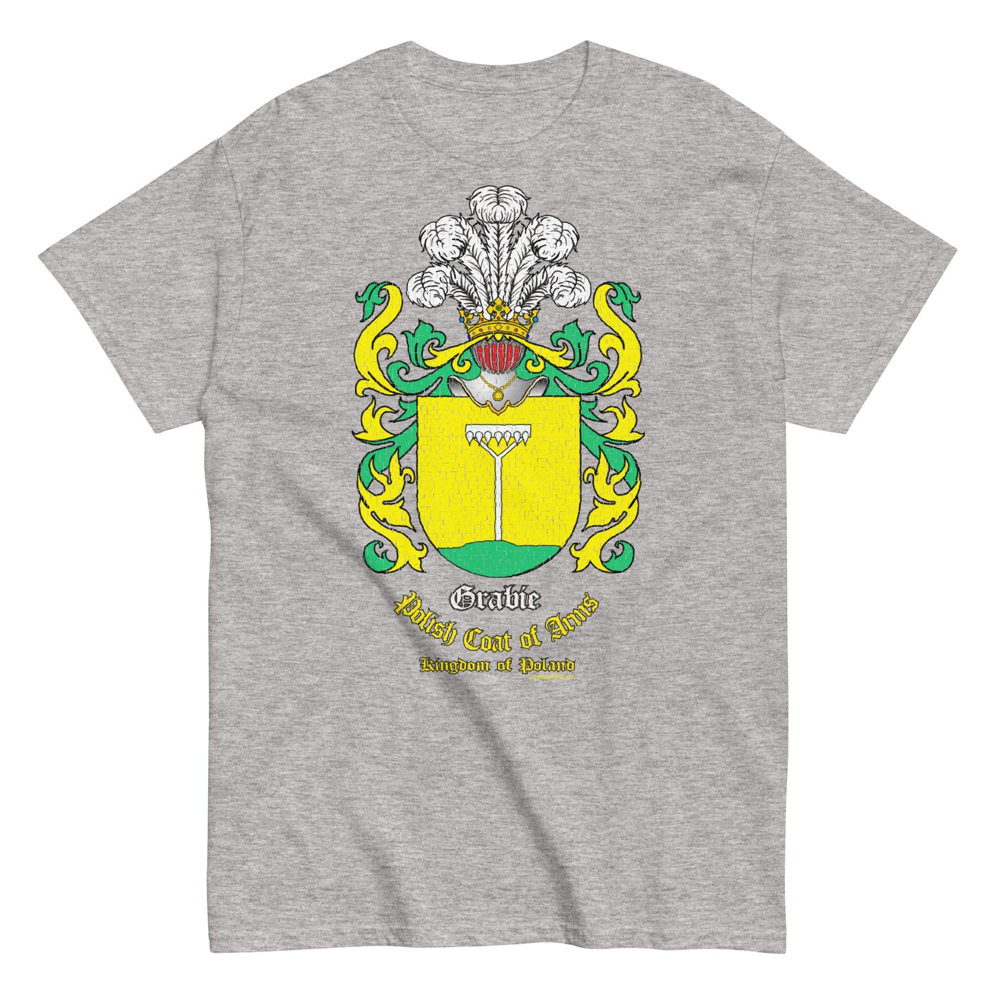 Grabie Herb Koszulka, Herb Rodowy Koszulki, Herby Rodowe Koszulki, Grabie coats of arms tee, Comancha Graphics,