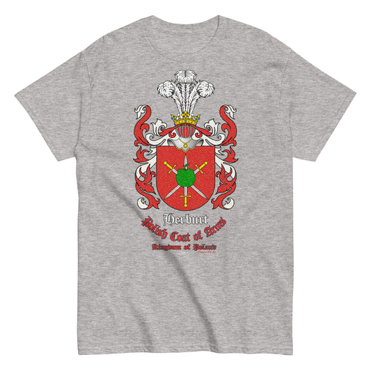 Herburt Herb Koszulka, Polskie Herby Rodowe Koszulki, Herburt coats of arms t-shirt, Comancha Graphics,