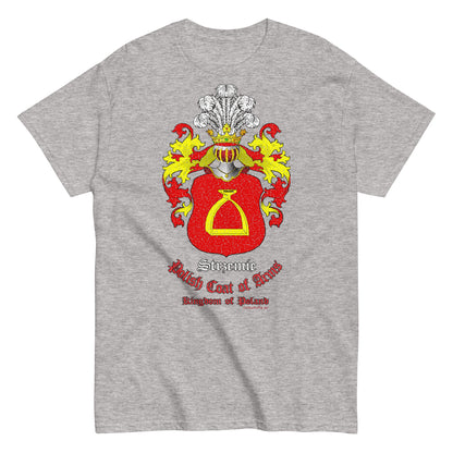 Strzemie Herb szlachecki Koszulka, Polski herb rodowy koszulka, Strzemie coats of arms t-shirt, Comancha Graphics,