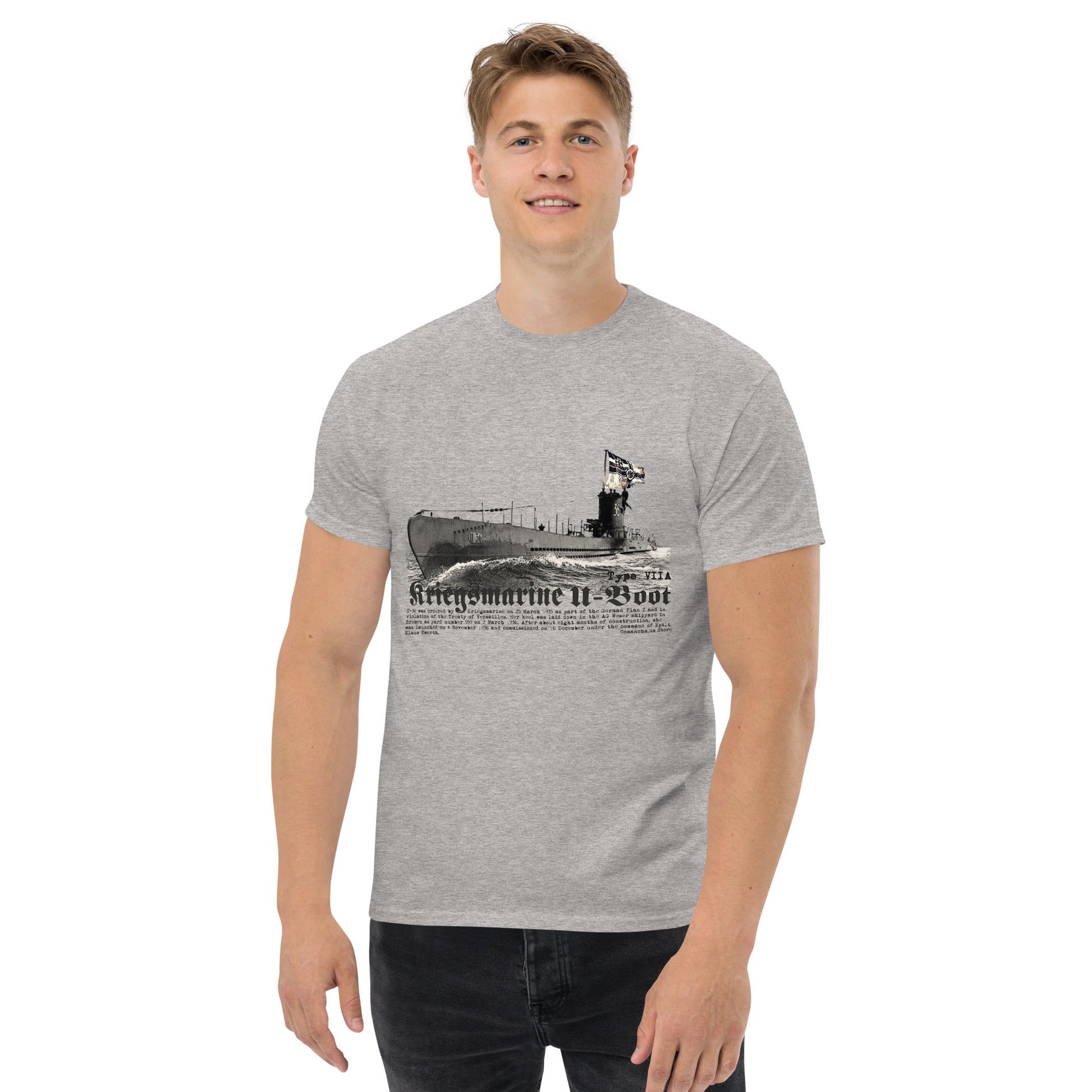 U-36 tee, U-Boot T-shirt, U-Boot Kriegsmarine tee, Comancha t-shirt,