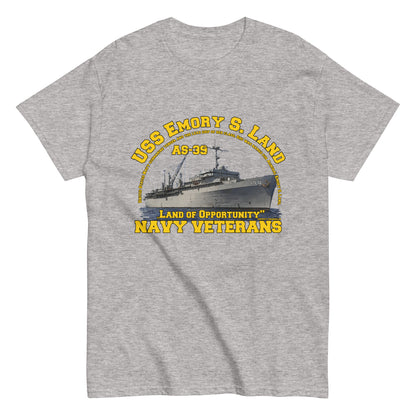 USS EMORY S LAND AS-39 classic tee