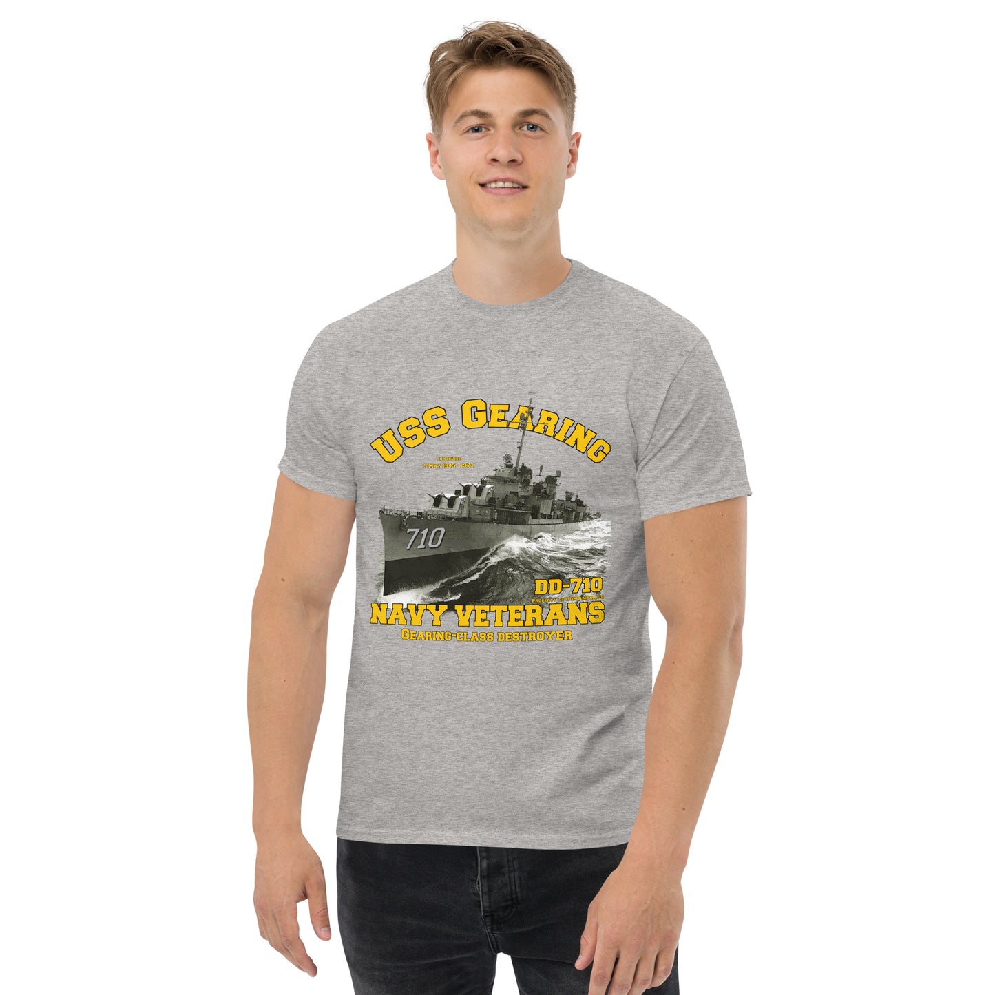 USS GEARING DD-710 Destroyer T-shirt