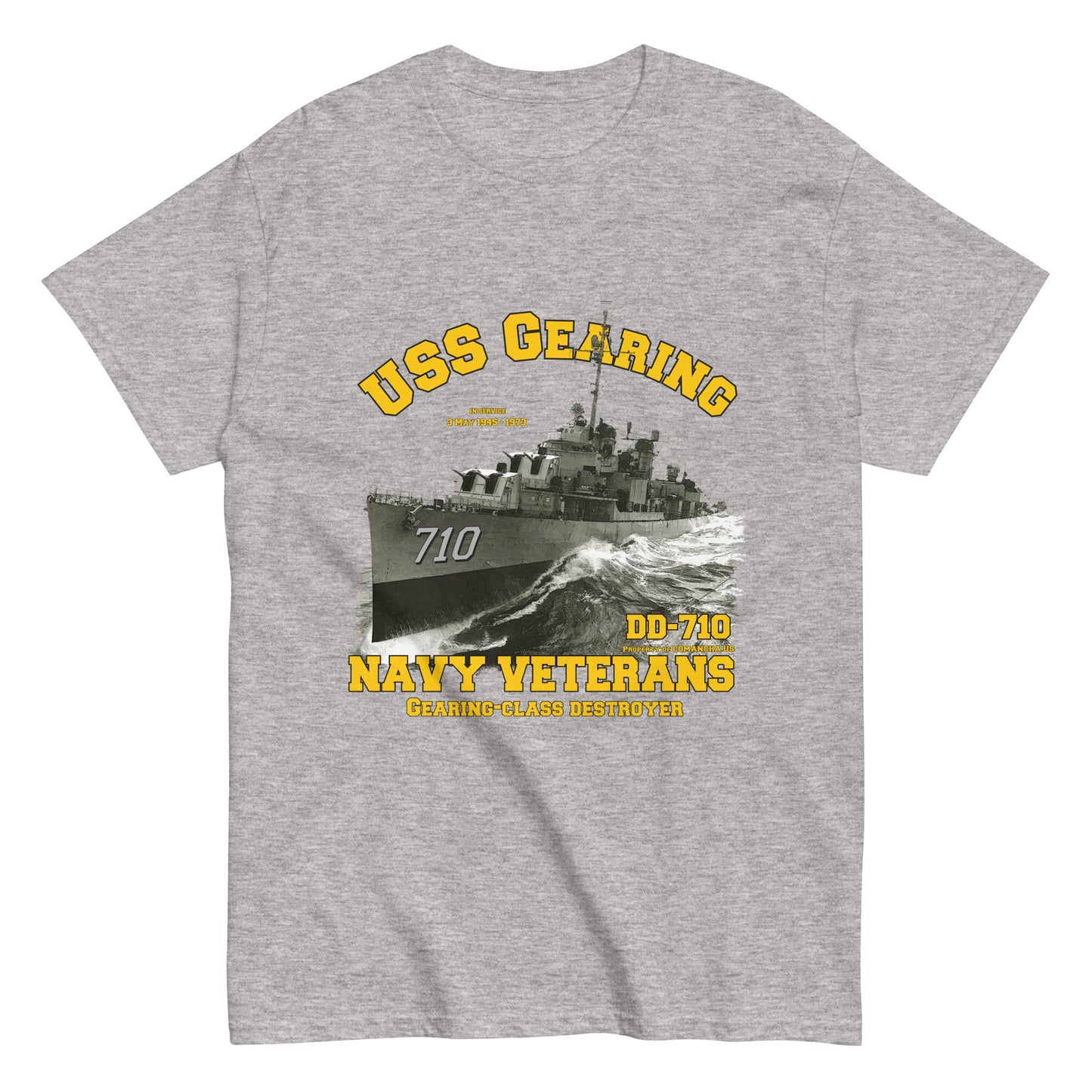 USS GEARING DD-710 Destroyer T-shirt