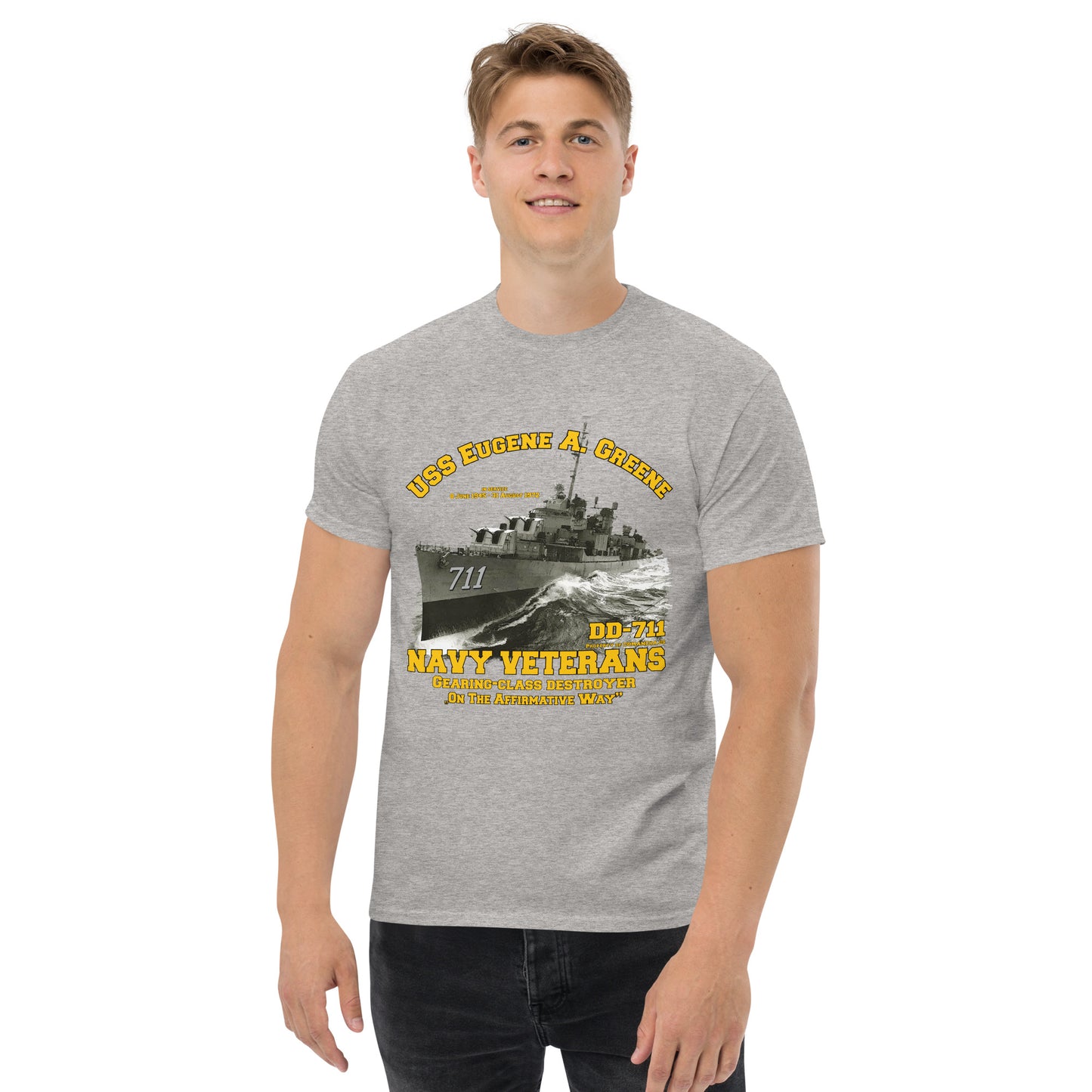 USS EUGENE A. GREENE DD-711 Destroyer T-shirt