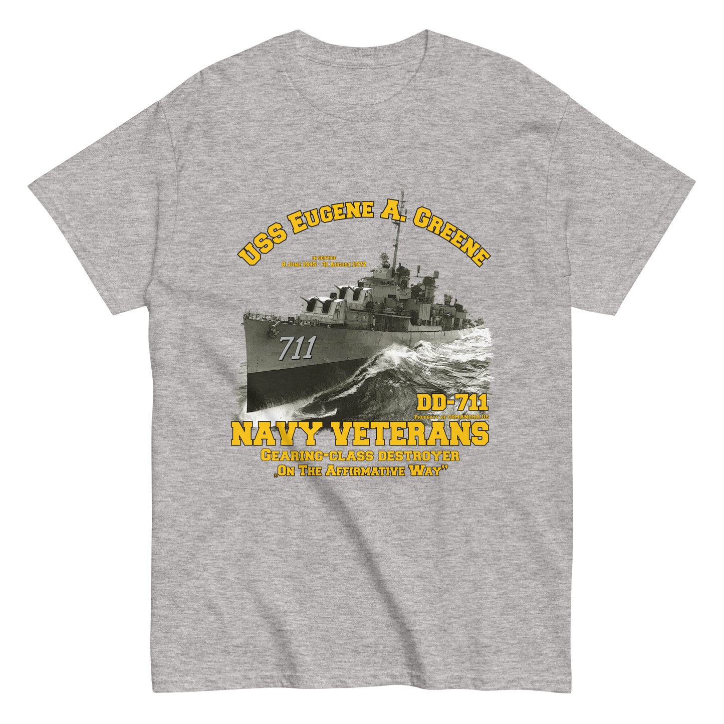 USS EUGENE A. GREENE DD-711 Destroyer T-shirt