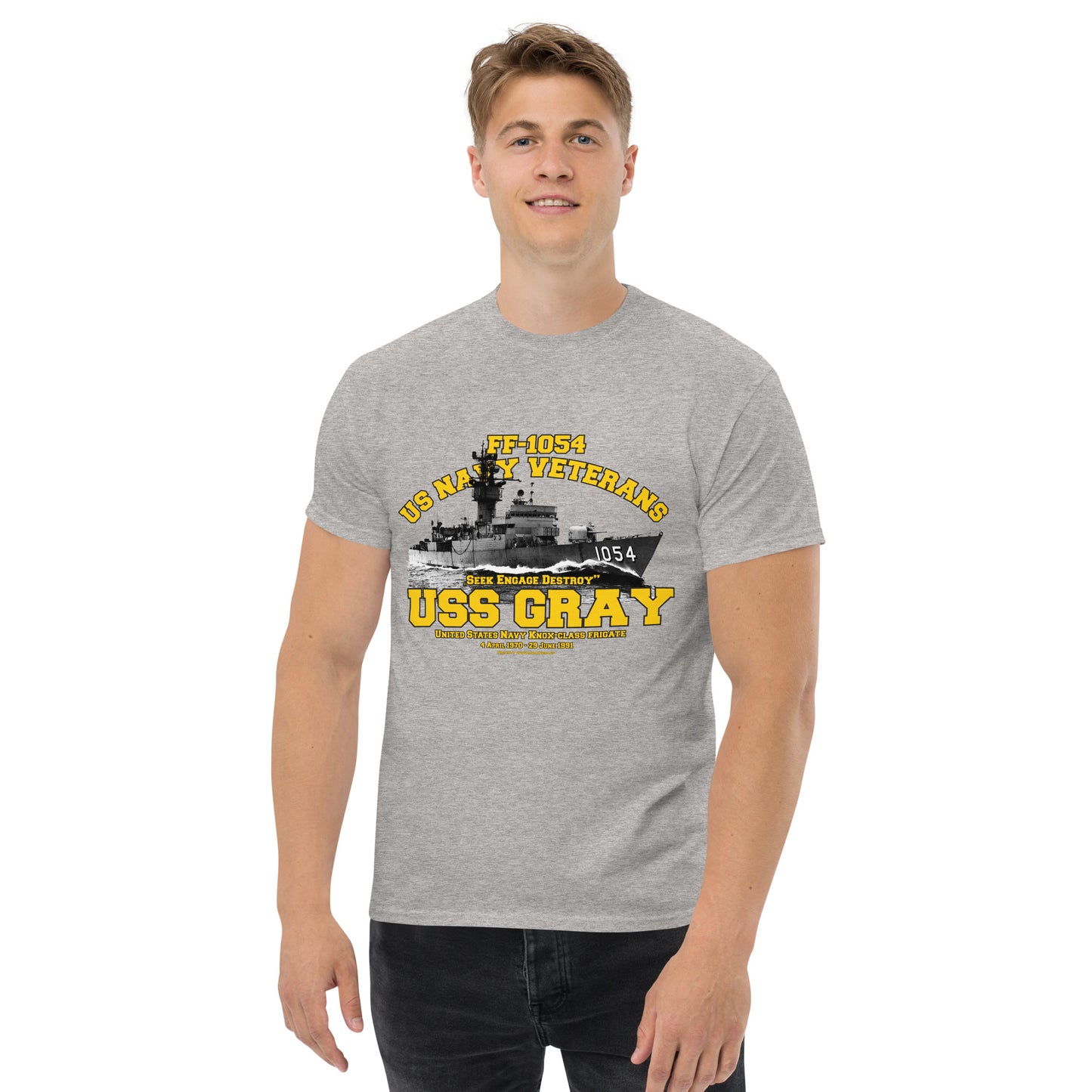 USS GRAY FF-1054 Frigate T-shirt