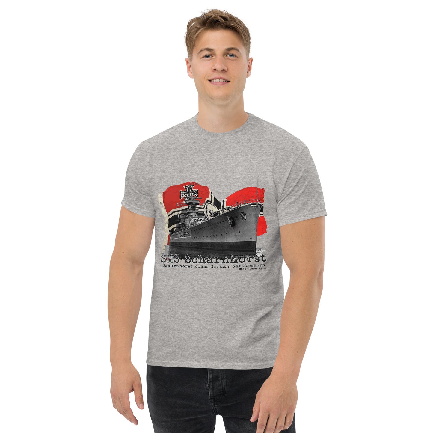 SMS Scharnhorst German battleships t-shirt,