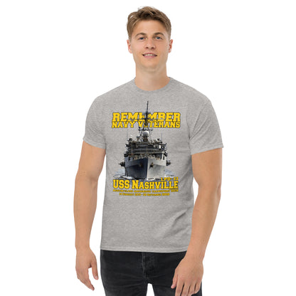 USS NASHVILLE LPD-13 Veterans t-shirt