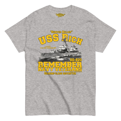 USS Rich DD-820 Destroyer t-shirt