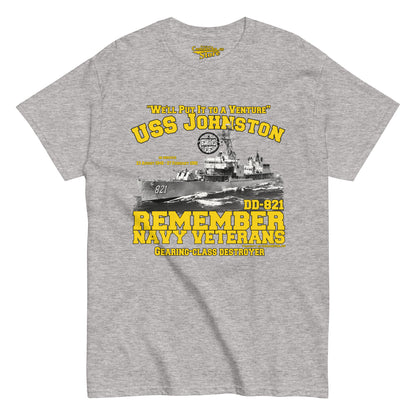 USS Johnston DD-821 Destroyer T-shirt