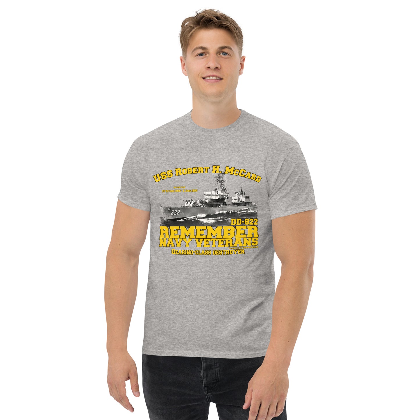 USS Robert H. McCard DD-822 Destroyer tee